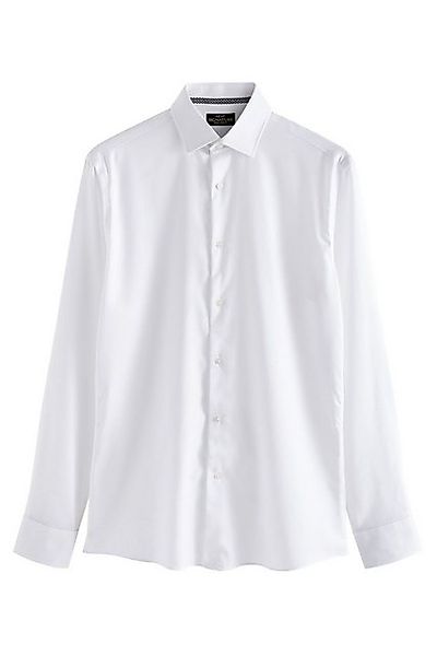 Next Langarmhemd Signature Strukturiertes Hemd mit Besatz (1-tlg) günstig online kaufen