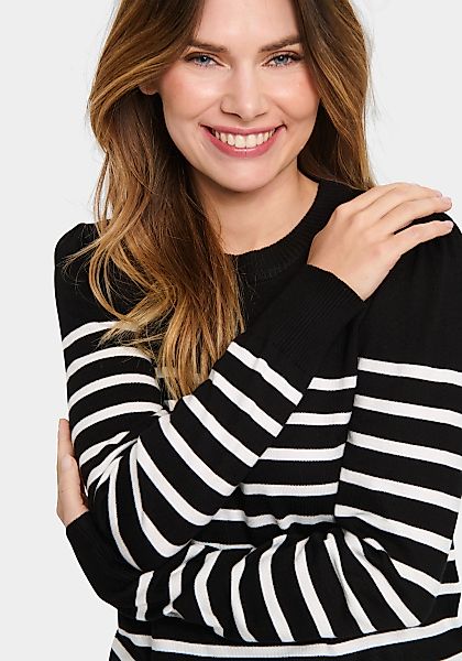 Saint Tropez Strickpullover "MilaSZ LS Striped" günstig online kaufen