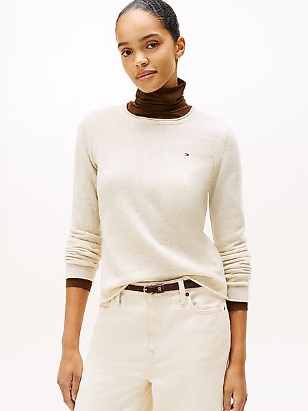 Tommy Hilfiger Strickpullover aus reiner Wolle günstig online kaufen