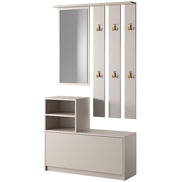 Selsey Garderoben-Set YESFIR, mit Schuhschrank, Spiegel günstig online kaufen