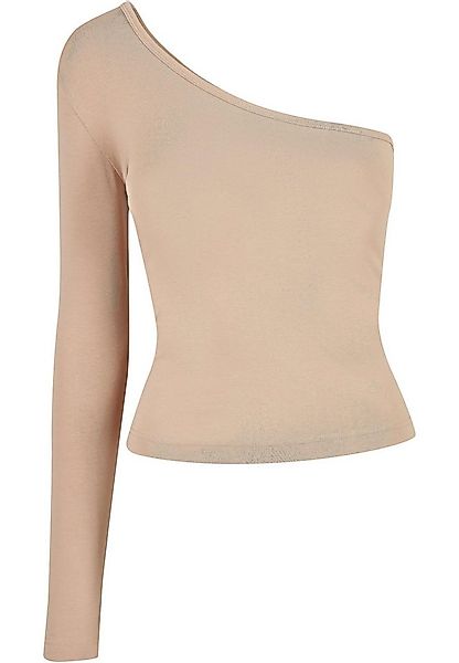 URBAN CLASSICS Langarmshirt Urban Classics Damen Ladies Asymmetric Longslee günstig online kaufen