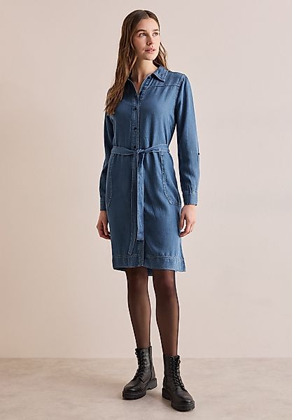 Cecil Jeanskleid Eingrifftaschen mit Knopfleiste günstig online kaufen