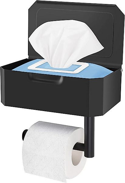Refined Living Toilettenpapierhalter Klopapierhalter mit Feuchttücherbox, T günstig online kaufen
