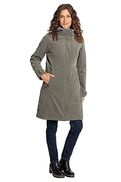 Elkline Wintermantel Glasgow Cord (winddicht, wasserdicht, warm) stonegrau günstig online kaufen