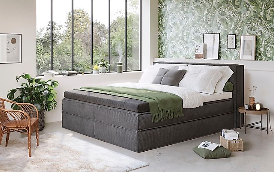 LeGer Home by Lena Gercke Boxspringbett »Addyson«, (Härtegrade H2, H3 und H günstig online kaufen