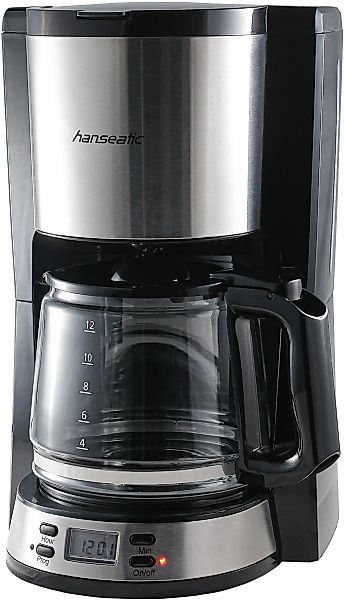 Hanseatic Filterkaffeemaschine "HCMD151000SD" 1,5 l Kaffeekanne Papierfilte günstig online kaufen
