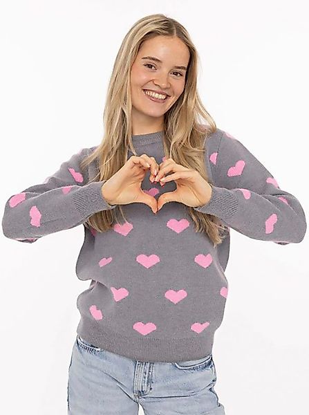 Zwillingsherz Strickpullover "Herz" mit Herzmotiv, Rundhalsausschnitt günstig online kaufen