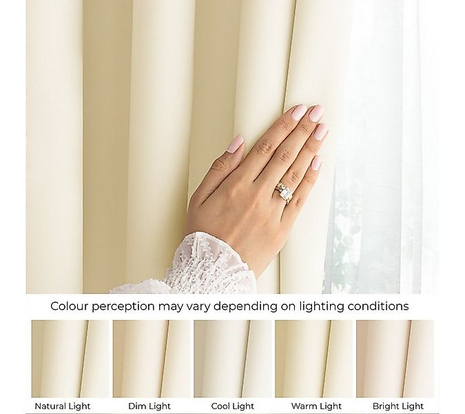 Restilo Gardine Gardine Vorhang Bindeband Einfarbig Verdunkelnd (1 St), Bin günstig online kaufen