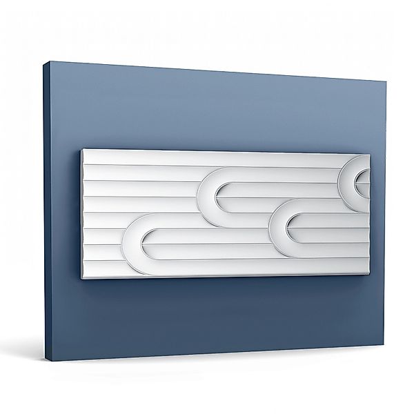 ORAC DECOR W212 MODERN VALLEY LOOP 3D Wandpaneel Zierelement Stuckleiste 2 günstig online kaufen