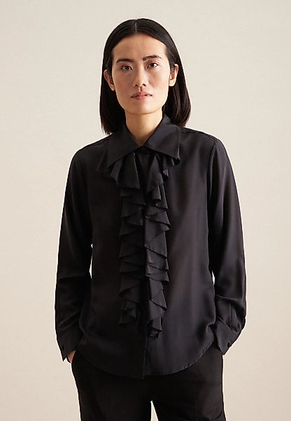 seidensticker Hemdbluse, 1/1 Kragen Uni günstig online kaufen