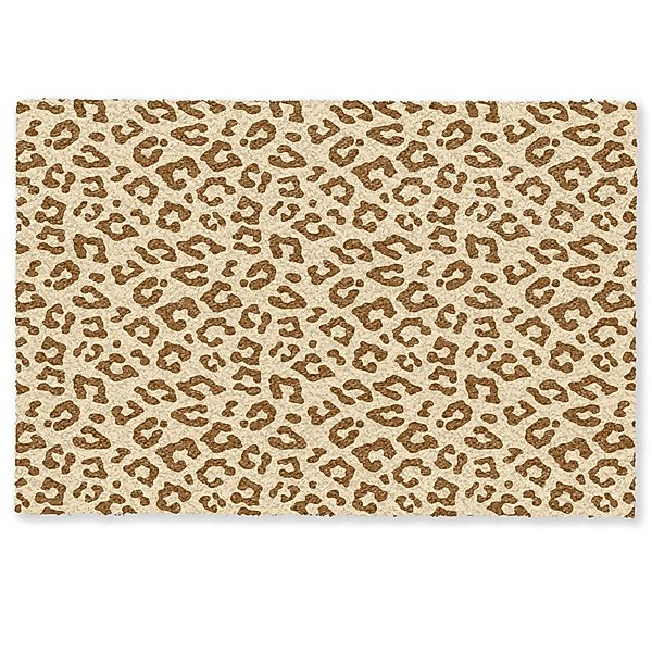 MuchoWow Fußmatte Leopard - Braun - günstig online kaufen