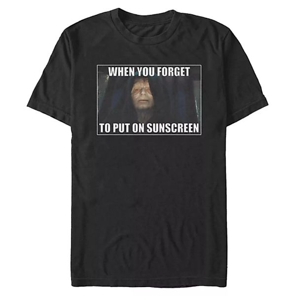 Star Wars - Emperor Palpatine Forget To Put On Sunscreen - Männer T-Shirt günstig online kaufen