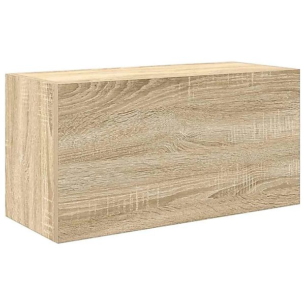 vidaXL Bad-Wandschrank Sonoma-Eiche 60x25x30 cm Holzwerkstoff 860060 günstig online kaufen