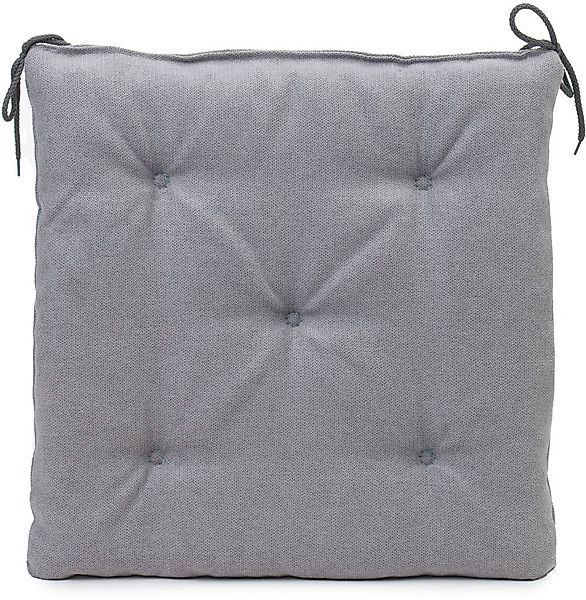 Gözze Sitzauflage "Darco Uni" 1 Stück, Maße: 40 x 40 x 4 cm, mit Füllung, m günstig online kaufen