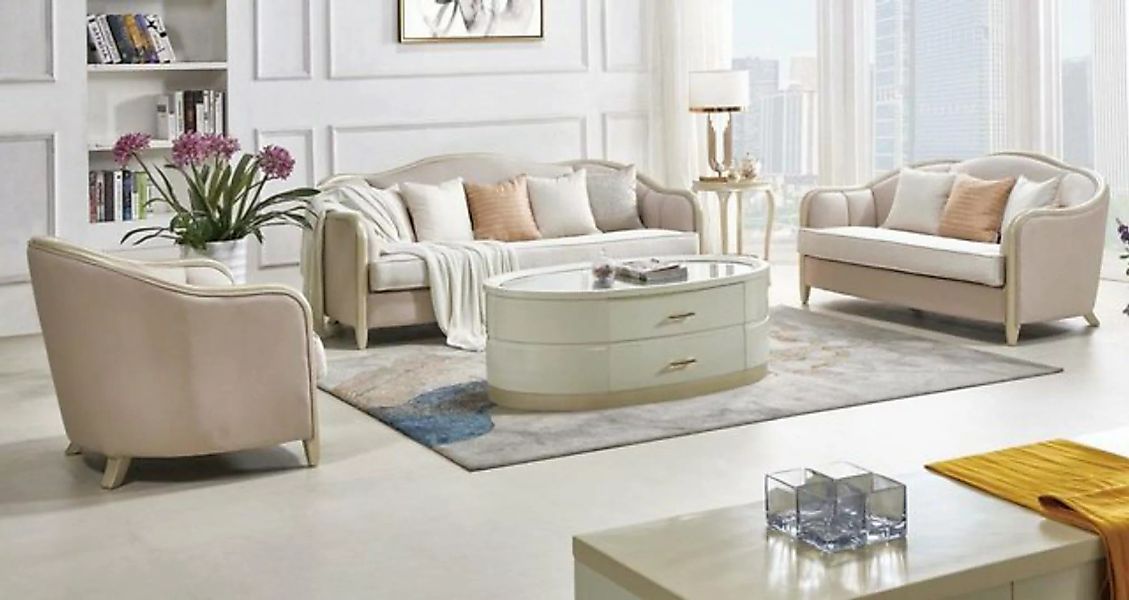JVmoebel Sofa Klassische Sofagarnitur Couch Polster Möbel Designer Sofa, Ma günstig online kaufen