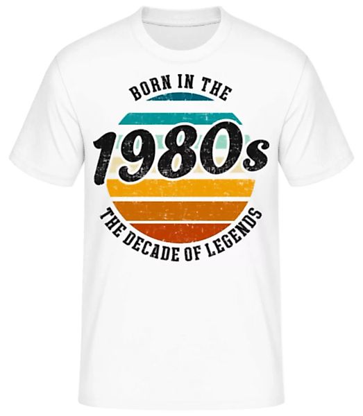 1980 The Decade Of Legends · Männer Basic T-Shirt günstig online kaufen