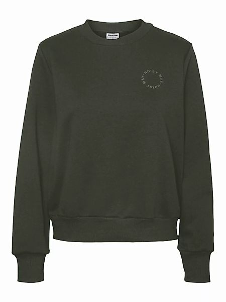 NOISY MAY Nmlupa Logo Sweatshirt Damen Grün günstig online kaufen