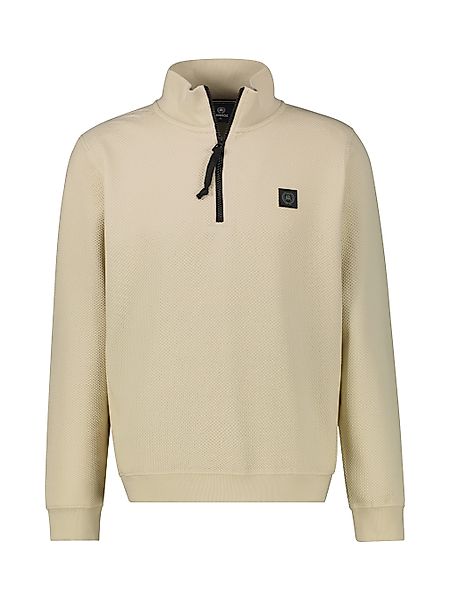LERROS Sweatshirt "LERROS Struktur-Troyer in Großen Größen" günstig online kaufen