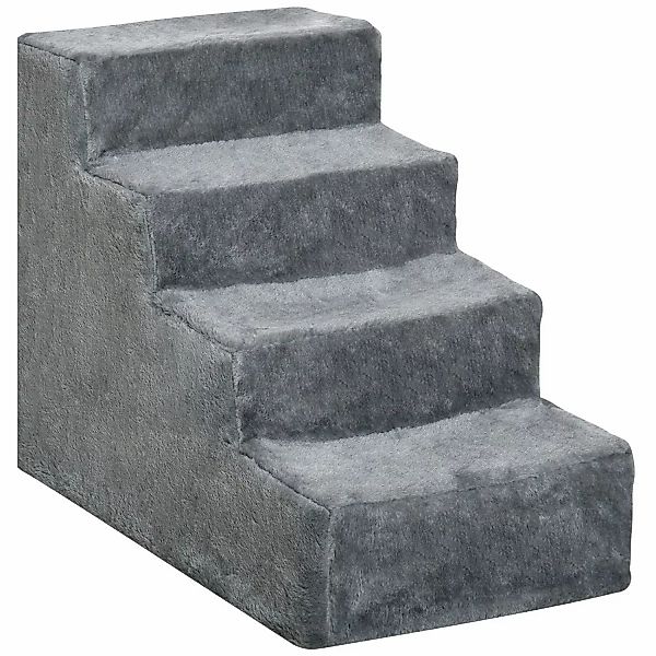 PawHut Haustiertreppe 4-stufige Hunderampe Katzenrampe mit günstig online kaufen