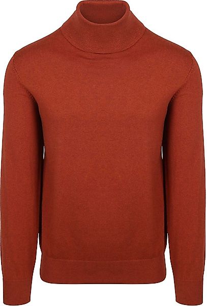 Steppin' Out Rollkragenpullover Cotton Cashmere Brique - Größe XL günstig online kaufen