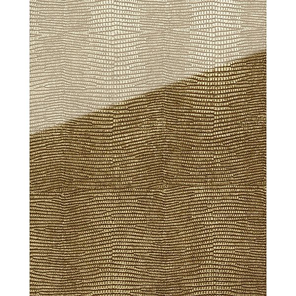 WALLFACE 16982 LEGUAN Wandpaneel Glas-Optik Luxus Dekor Gold Braun 2600 mm günstig online kaufen