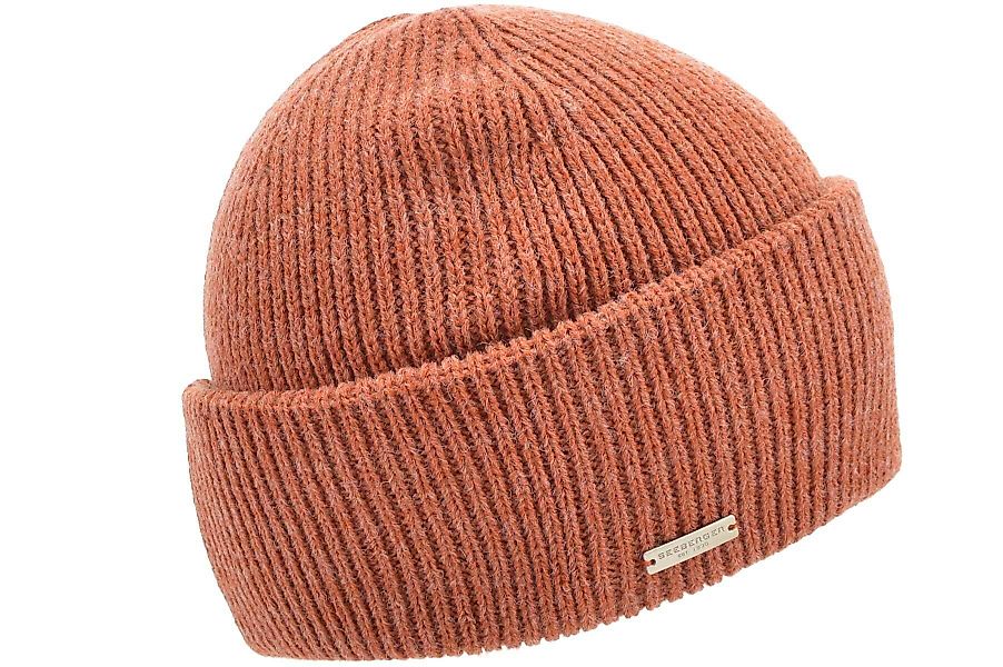 Seeberger Strickmütze Strick Aufschlagmütze in Rippenstruktur günstig online kaufen
