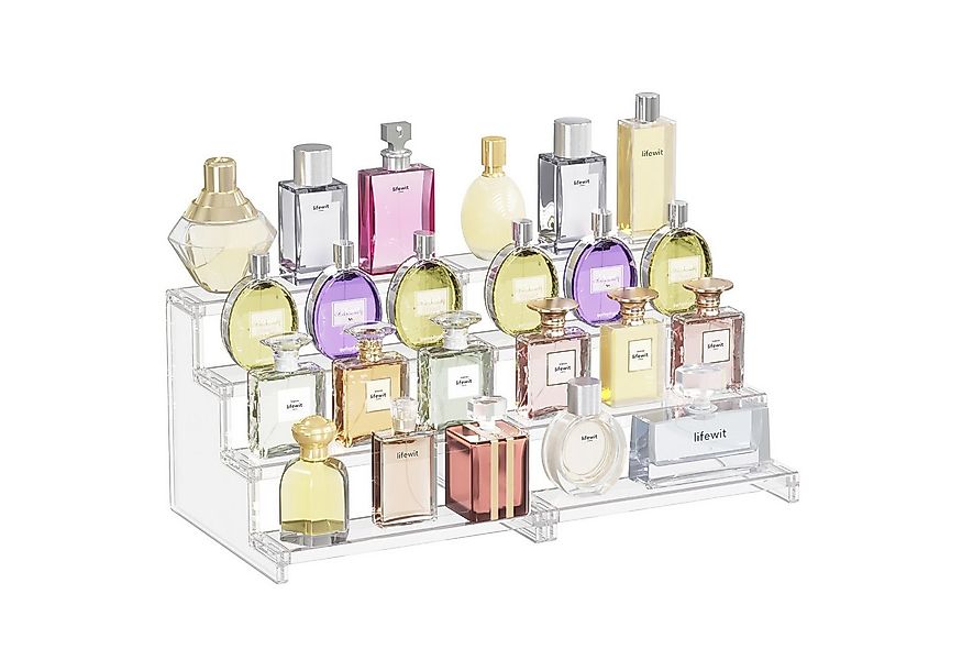 Lifewit Stufenregal Klarer Display Ständer, Plastik Organizer für Figuren, günstig online kaufen