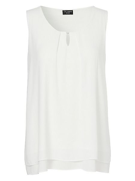 VIA APPIA DUE Tanktop Bluse Rundhals ohne Arm günstig online kaufen