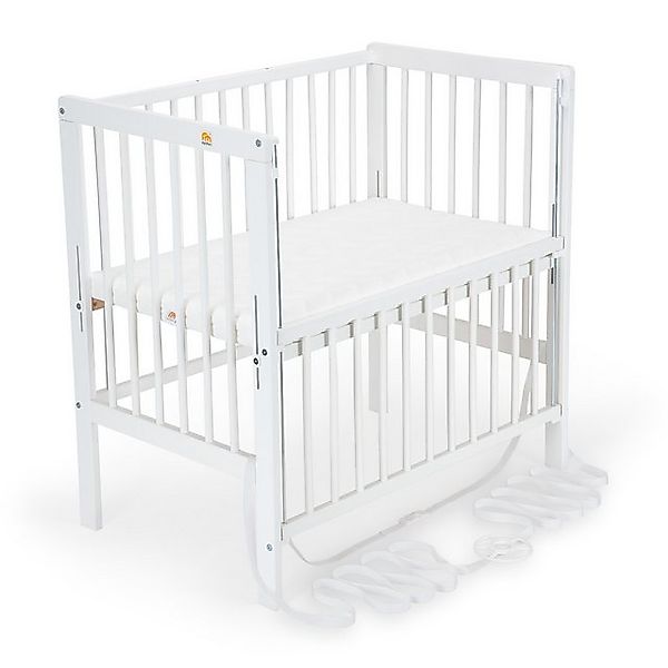 FabiMax Beistellbett Flex weiß, 2in1, Beistellbett und Stubenbettchen in Ei günstig online kaufen