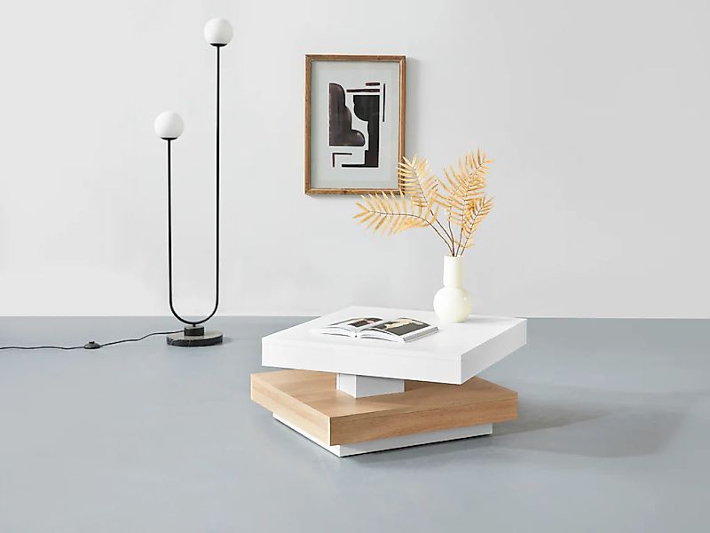 Home affaire Couchtisch "BEN" mit drehbarer Platte günstig online kaufen