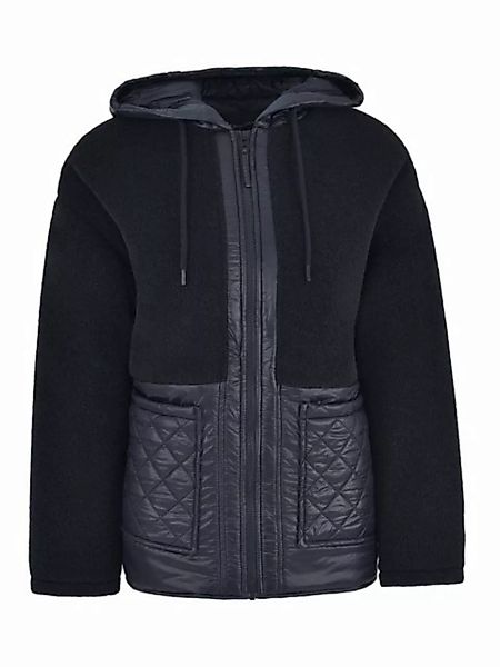 Freshlions Plüschjacke Freshlions Zipper Hooded Coat schwarz M günstig online kaufen