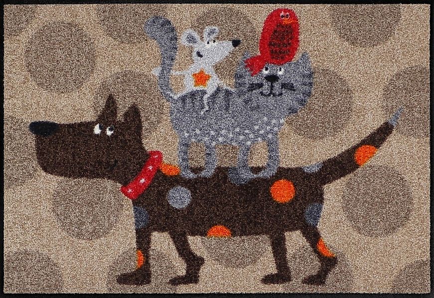 Salonloewe Fußmatte Salonloewe TIERTURM Fußmatte Wohnmatte 50 x 75 cm, Rech günstig online kaufen