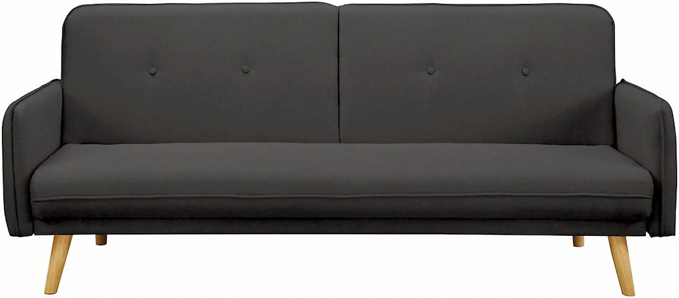 SalesFever Schlafsofa "Linköping, 3-Stizer, Sofa", mit Knopfheftung im Rück günstig online kaufen