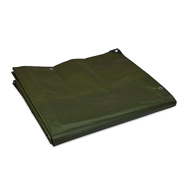 relaxdays Schutzplane Abdeckplane grün 200g/m², 4 günstig online kaufen