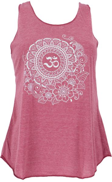 Guru-Shop T-Shirt Tanktop mit Ethnodruck, Om günstig online kaufen