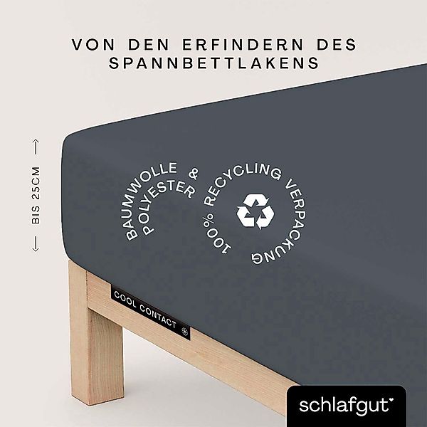 Schlafgut Spannbettlaken "Cool Contact" 100% gekämmte Mikrofaser günstig online kaufen