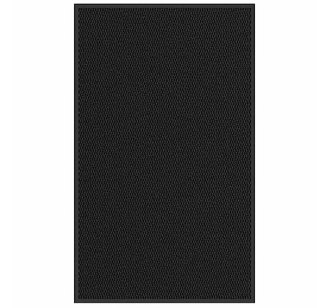 vidaXL Fußmatte Fußmatte Schwarz 90x150 cm, Rechteckig günstig online kaufen