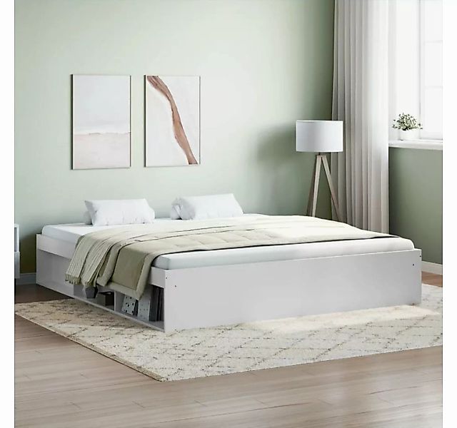 furnicato Bett Bettgestell Weiß 180x200 cm günstig online kaufen