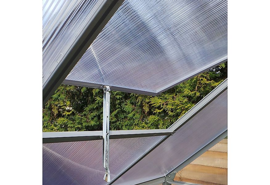 Plantiflex Gewächshaus mit Fundament, BxTxH: 250 x 310 x 205,00 cm, 6.00 mm günstig online kaufen