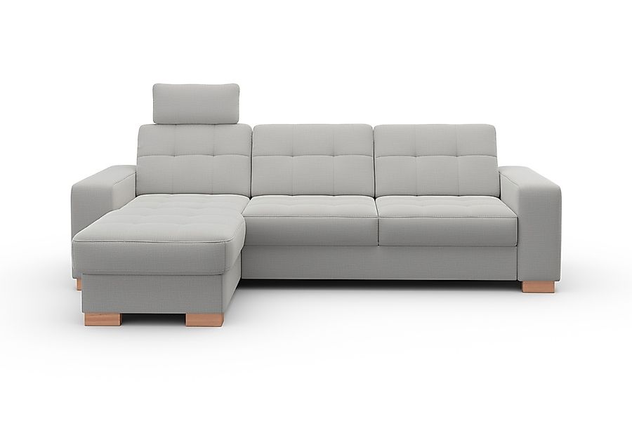 sit&more Ecksofa »Quincy L-Form«, wahlweise mit Bettfunktion und Bettkasten günstig online kaufen