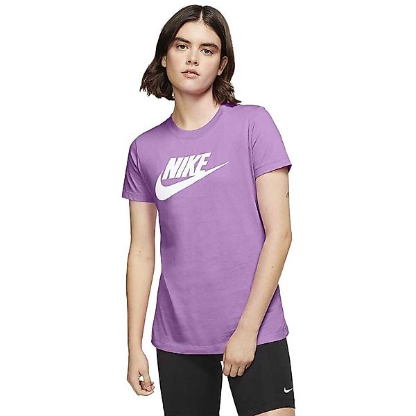 Nike Sportswear Essential Kurzärmeliges T-shirt M Violet Shock / White günstig online kaufen
