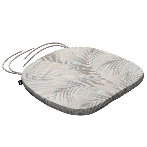 Stuhlkissen Marcus mit Bindeschnur, grau-beige, 40 x 37 x 2,5 cm, Gardenia günstig online kaufen