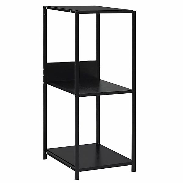 vidaXL Bücherregal Kleines Bücherregal Schwarz 33,5x39,6x79,7 günstig online kaufen