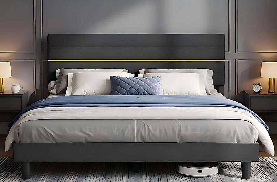 VASAGLE Polsterbett (180 x 200 cm, geräuscharm, mit Lattenrost und verstell günstig online kaufen