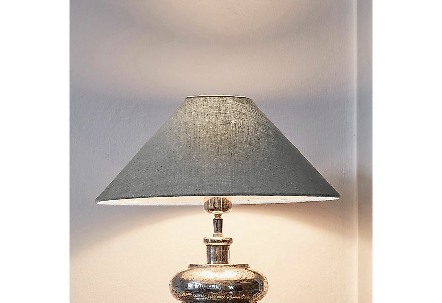 Mirabeau Lampenschirm Lampenschirm Emmera taupe günstig online kaufen