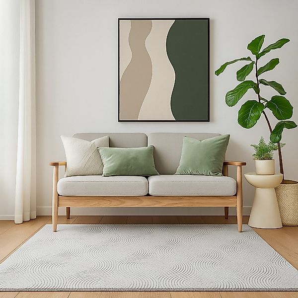 TaCa Home Teppich Kurzflor Teppich Hasenfell günstig online kaufen