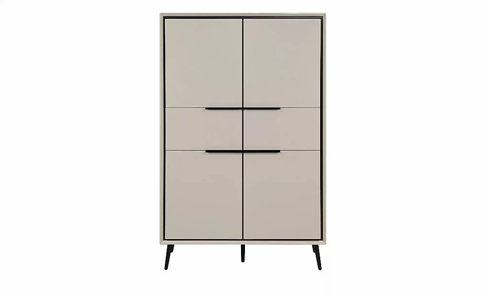 Highboard  Arluno ¦ beige ¦ Maße (cm): B: 90 H: 140 T: 38.0 Kommoden & Side günstig online kaufen