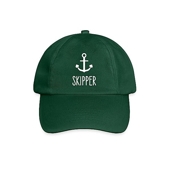Spreadshirt Baseball Cap Skipper Kapitän Anker günstig online kaufen