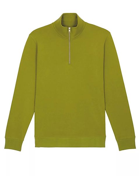 Herren Sweatshirt Mit Kragen Und Reißverschluss, Männer Pullover günstig online kaufen
