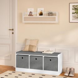 Woltu Schuhbank (1-St), mit Sitzfläche, Sitzbank günstig online kaufen